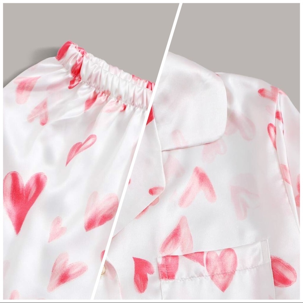 New Satin Silk-Like Pajama Set - Picture 4 of 7